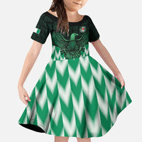 Custom Nigeria Football Family Matching Tank Maxi Dress and Hawaiian Shirt Go Super Eagles Sporty Style - Wonder Print Shop