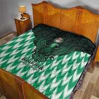 Nigeria Football Quilt Go Super Eagles Sporty Style - Wonder Print Shop