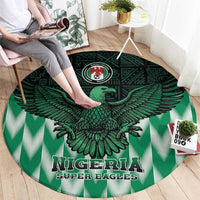 Nigeria Football Round Carpet Go Super Eagles Sporty Style