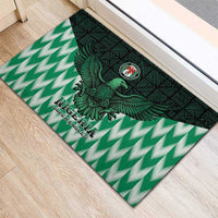 Nigeria Football Rubber Doormat Go Super Eagles Sporty Style - Wonder Print Shop