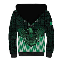 Custom Nigeria Football Sherpa Hoodie Go Super Eagles Sporty Style - Wonder Print Shop