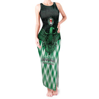 Custom Nigeria Football Tank Maxi Dress Go Super Eagles Sporty Style - Wonder Print Shop