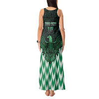 Custom Nigeria Football Tank Maxi Dress Go Super Eagles Sporty Style - Wonder Print Shop