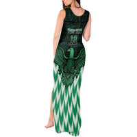 Custom Nigeria Football Tank Maxi Dress Go Super Eagles Sporty Style - Wonder Print Shop