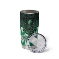 Custom Nigeria Football Tumbler Cup Go Super Eagles Sporty Style - Wonder Print Shop