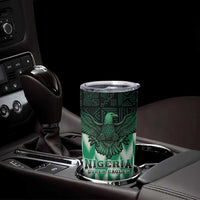 Custom Nigeria Football Tumbler Cup Go Super Eagles Sporty Style - Wonder Print Shop