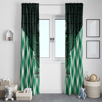 Nigeria Football Window Curtain Go Super Eagles Sporty Style - Wonder Print Shop