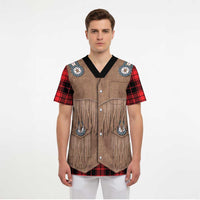 Retro Black Red Plaid Scrub Top Western Cowboy Vest Costume - Wonder Print Shop