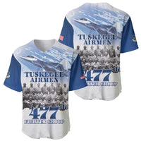Blue Heritage Tuskegee Airmen Baseball Jersey 477th Fighter Group - Wonder Print Shop