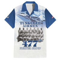 Blue Heritage Tuskegee Airmen Hawaiian Shirt 477th Fighter Group - Wonder Print Shop