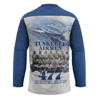 Blue Heritage Tuskegee Airmen Hockey Jersey 477th Fighter Group - Wonder Print Shop
