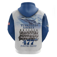 Blue Heritage Tuskegee Airmen Hoodie 477th Fighter Group - Wonder Print Shop