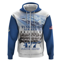 Blue Heritage Tuskegee Airmen Hoodie 477th Fighter Group - Wonder Print Shop