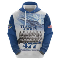 Blue Heritage Tuskegee Airmen Hoodie 477th Fighter Group - Wonder Print Shop