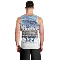 Blue Heritage Tuskegee Airmen Men Tank Top 477th Fighter Group - Wonder Print Shop
