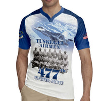 Blue Heritage Tuskegee Airmen Rugby Jersey 477th Fighter Group - Wonder Print Shop
