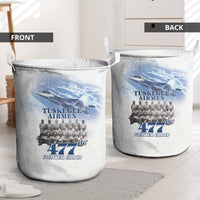 Tuskegee Airmen 477th Fighter Group Laundry Basket Blue Sky Heritage - Wonder Print Shop