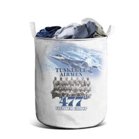 Tuskegee Airmen 477th Fighter Group Laundry Basket Blue Sky Heritage - Wonder Print Shop