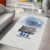 Tuskegee Airmen 477th Fighter Group Area Rug Blue Sky Heritage - Wonder Print Shop