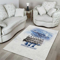 Tuskegee Airmen 477th Fighter Group Area Rug Blue Sky Heritage - Wonder Print Shop