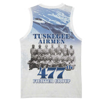 Tuskegee Airmen 477th Fighter Group Basketball Jersey Blue Sky Heritage - Wonder Print Shop