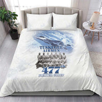Tuskegee Airmen 477th Fighter Group Bedding Set Blue Sky Heritage - Wonder Print Shop