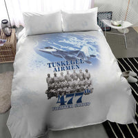 Tuskegee Airmen 477th Fighter Group Bedding Set Blue Sky Heritage - Wonder Print Shop