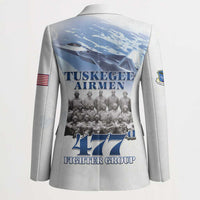 Tuskegee Airmen 477th Fighter Group Blazer Blue Sky Heritage - Wonder Print Shop