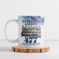 Tuskegee Airmen 477th Fighter Group Ceramic Mug Blue Sky Heritage - Wonder Print Shop