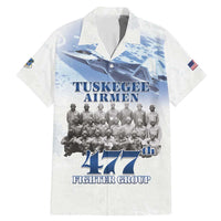 Tuskegee Airmen 477th Fighter Group Family Matching Mermaid Dress and Hawaiian Shirt Blue Sky Heritage - Wonder Print Shop