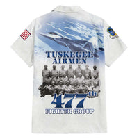 Tuskegee Airmen 477th Fighter Group Family Matching Off Shoulder Maxi Dress and Hawaiian Shirt Blue Sky Heritage - Wonder Print Shop