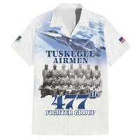 Tuskegee Airmen 477th Fighter Group Hawaiian Shirt Blue Sky Heritage - Wonder Print Shop