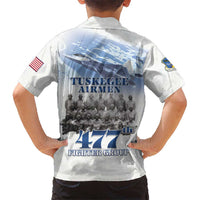 Tuskegee Airmen 477th Fighter Group Hawaiian Shirt Blue Sky Heritage - Wonder Print Shop