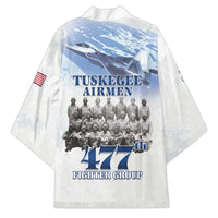 Tuskegee Airmen 477th Fighter Group Kimono Blue Sky Heritage - Wonder Print Shop