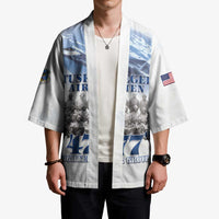 Tuskegee Airmen 477th Fighter Group Kimono Blue Sky Heritage - Wonder Print Shop
