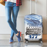 Tuskegee Airmen 477th Fighter Group Luggage Cover Blue Sky Heritage - Wonder Print Shop