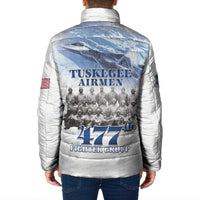 Tuskegee Airmen 477th Fighter Group Padded Jacket Blue Sky Heritage - Wonder Print Shop
