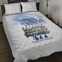 Tuskegee Airmen 477th Fighter Group Quilt Bed Set Blue Sky Heritage - Wonder Print Shop