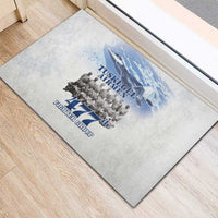 Tuskegee Airmen 477th Fighter Group Rubber Doormat Blue Sky Heritage - Wonder Print Shop