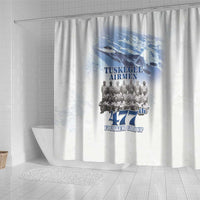 Tuskegee Airmen 477th Fighter Group Shower Curtain Blue Sky Heritage - Wonder Print Shop