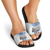 Tuskegee Airmen 477th Fighter Group Slide Sandals Blue Sky Heritage - Wonder Print Shop