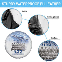 Tuskegee Airmen 477th Fighter Group Spare Tire Cover Blue Sky Heritage - Wonder Print Shop