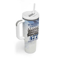 Tuskegee Airmen 477th Fighter Group Tumbler With Handle Blue Sky Heritage - Wonder Print Shop