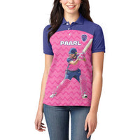 Custom South Africa Paarl Cricket Women Polo Shirt We Are Champions - Wonder Print Shop