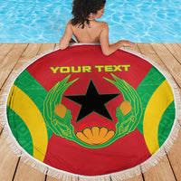 Personalised Cape Verde Beach Blanket National Flag Of Cape Verde 1975-1992 - Wonder Print Shop