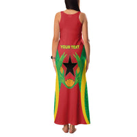 Personalised Cape Verde Family Matching Tank Maxi Dress and Hawaiian Shirt National Flag Of Cape Verde 1975-1992 - Wonder Print Shop