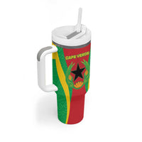 Personalised Cape Verde Tumbler With Handle National Flag Of Cape Verde 1975-1992 - Wonder Print Shop