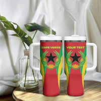 Personalised Cape Verde Tumbler With Handle National Flag Of Cape Verde 1975-1992 - Wonder Print Shop
