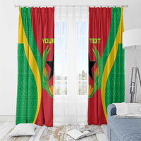 Personalised Cape Verde Window Curtain National Flag Of Cape Verde 1975-1992 - Wonder Print Shop