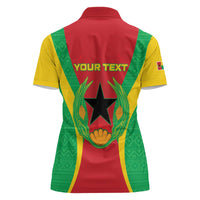 Personalised Cape Verde Women Polo Shirt National Flag Of Cape Verde 1975-1992 - Wonder Print Shop